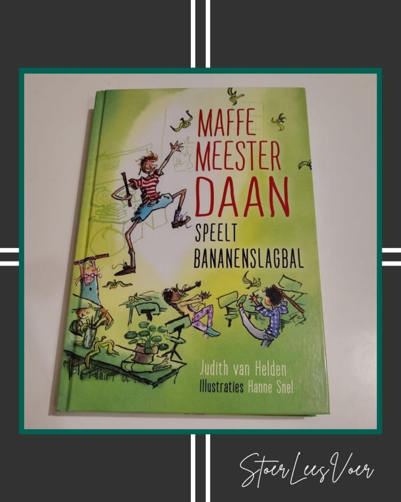 Kader Maffe meester Daan speelt bananenslagbal