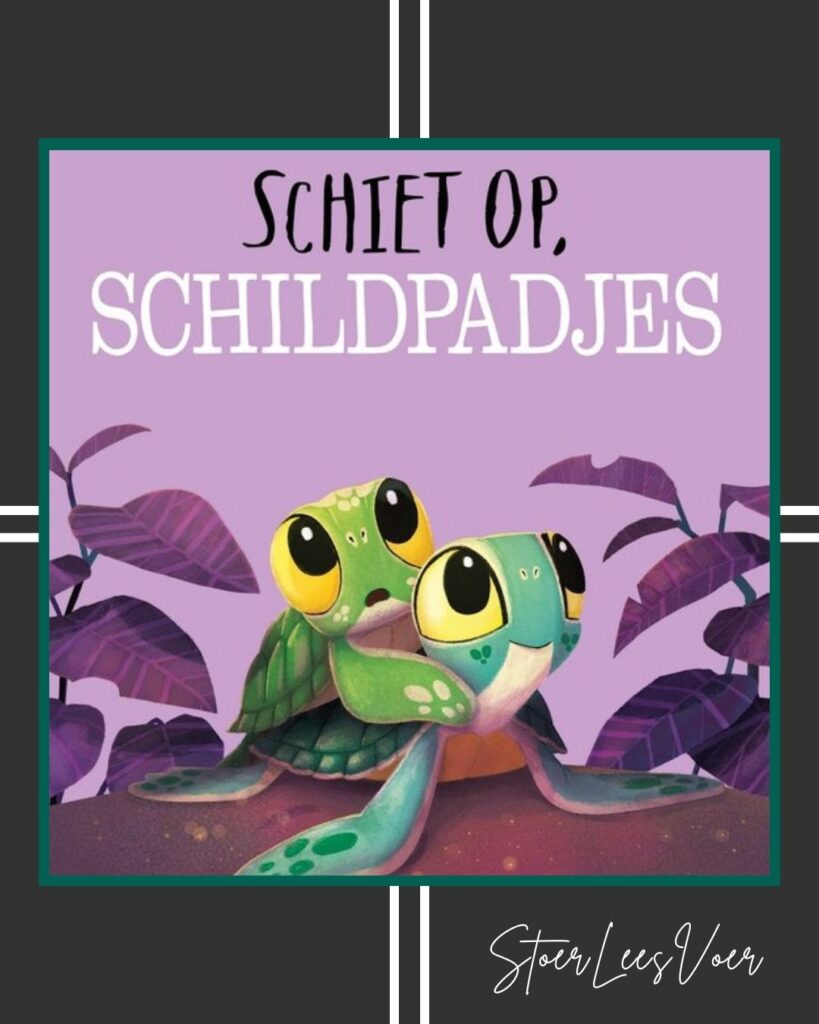 Kader Schiet op, schildpadjes voorkant cover omslag kaft