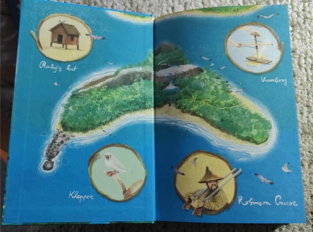 schutblad Het vertrek